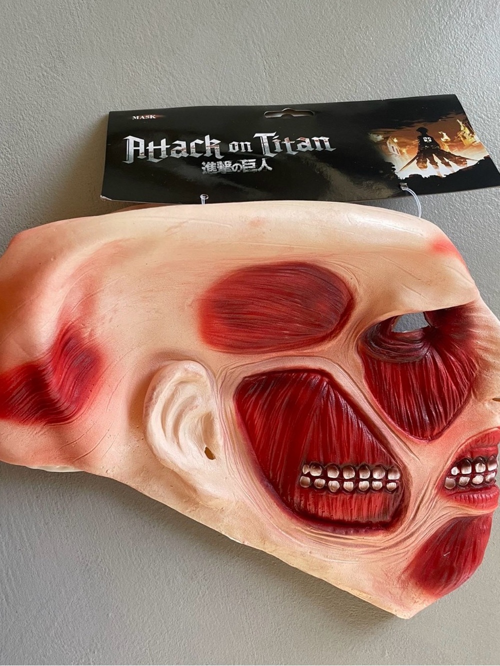 Attack on titans Halloween mask - Official Anime Accessory